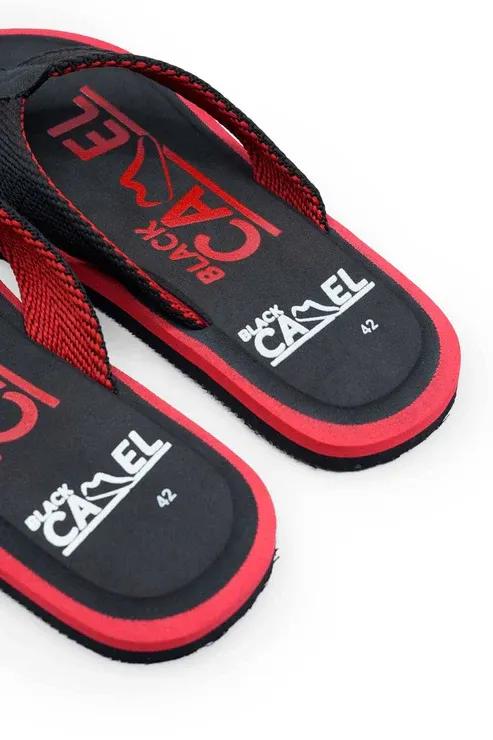 Strider Men's Casual Flip Flops - Black & Red EVA Lightweight Slippers | Urban Buy