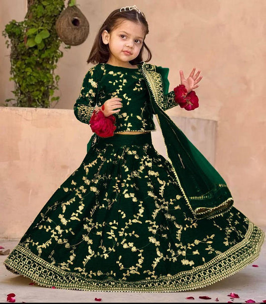 Buy elegant 3-piece raw silk embroidered ensemble for girls at Urban Buy Mall Pakistan. Beautiful shirt and skirt set perfect for weddings, parties & special occasions. Premium quality Pakistani kids fashion. Shop now!