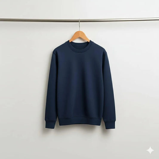 Bundle of 3 Decent Plain Sweatshirts for Men - Premium Winter Collection | Comfortable Cotton Blend Sweatshirts | Available in Multiple Colors - Urban buy Mall