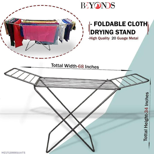 Foldable Clothes Drying Stand - Urban Buy Mall