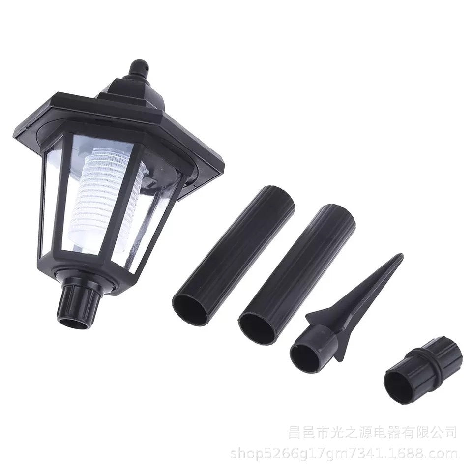 Solar lamp solar hexagonal lamp ground plug solar lawn lamp Palace Lamp
