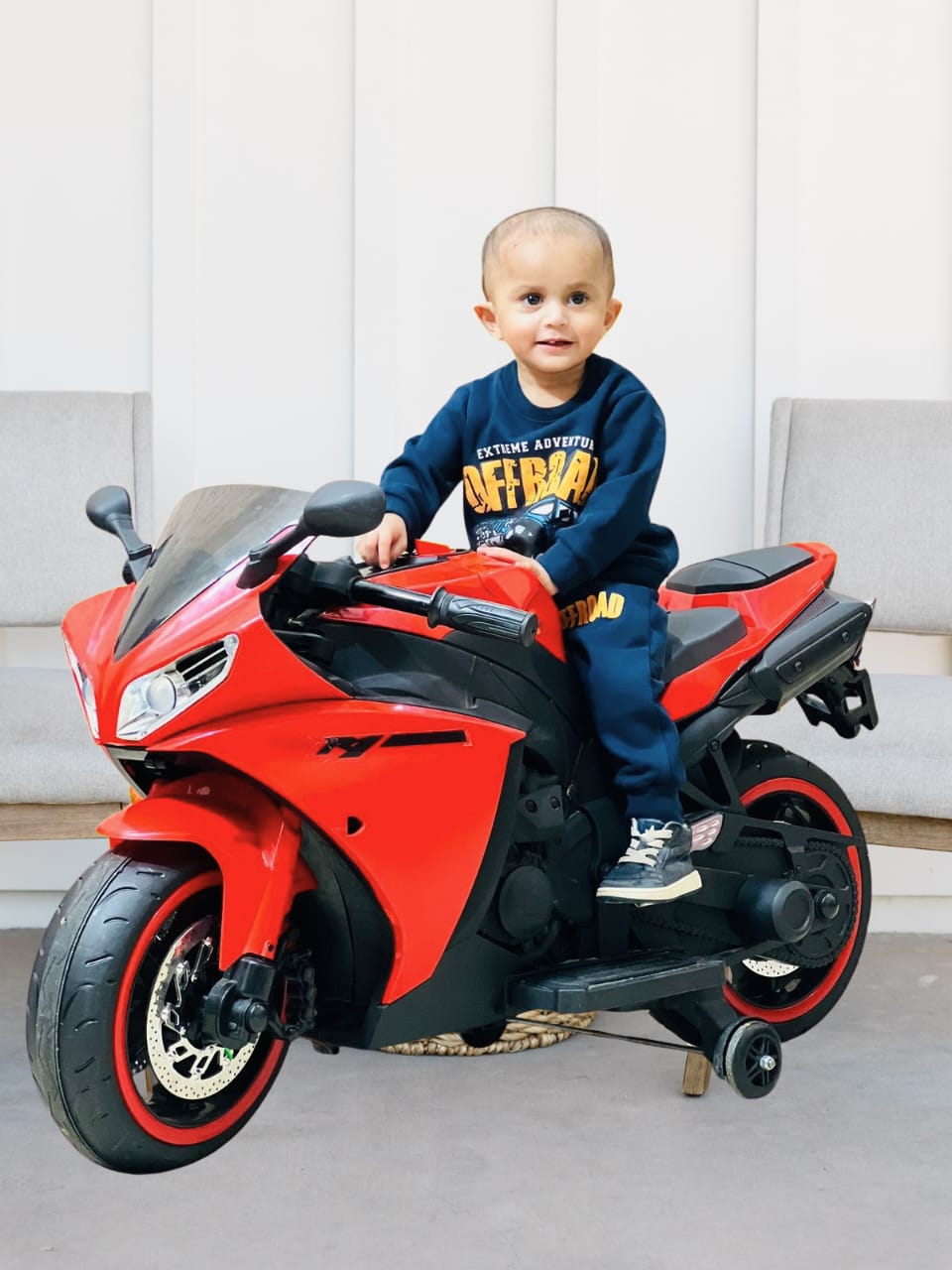 Kids Off Road Cotton Fleece Tracksuit - 2 Piece Winter Set | Urban Buy