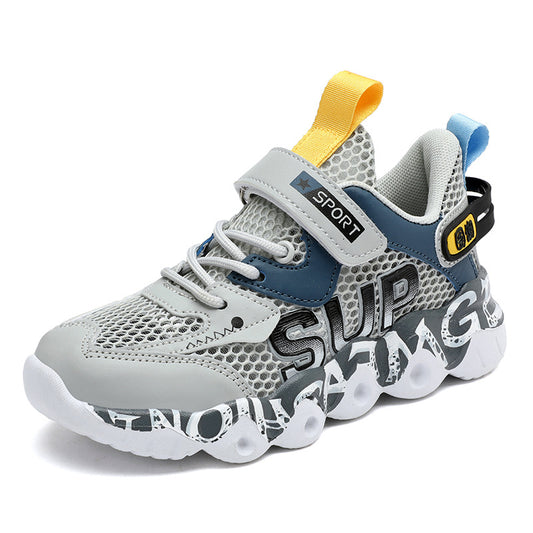 Boys' Shoes with Mesh Surface, Breathable, 2026 ⚠️ Available On Advance Payment Only⚠️ New Lightweight Children's Sports Shoes, Soft-Soled Mesh Running Shoes for Older Children