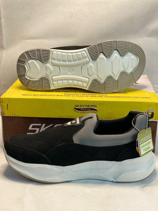 Men's EVA Fancy Skechers Black - Urban Buy Mall - Lightweight Casual Running Shoes Pakistan - Comfortable Walking Sneakers - Durable EVA Material Footwear - Textured Pattern Shoes - Versatile Men's Footwear