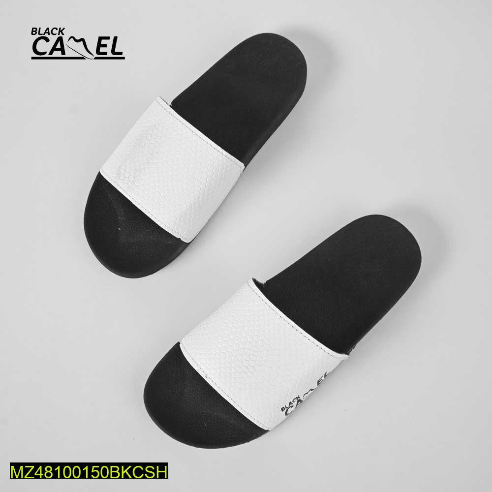 Black Camel Cobra Texture Slide White - Urban buy Mall