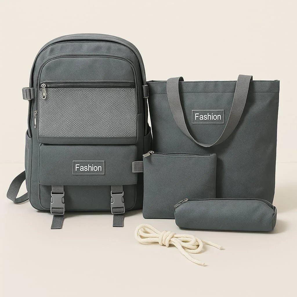 4-in-1 Multipurpose Backpack Set - Nylon Travel Bag Combo | Urban Buy