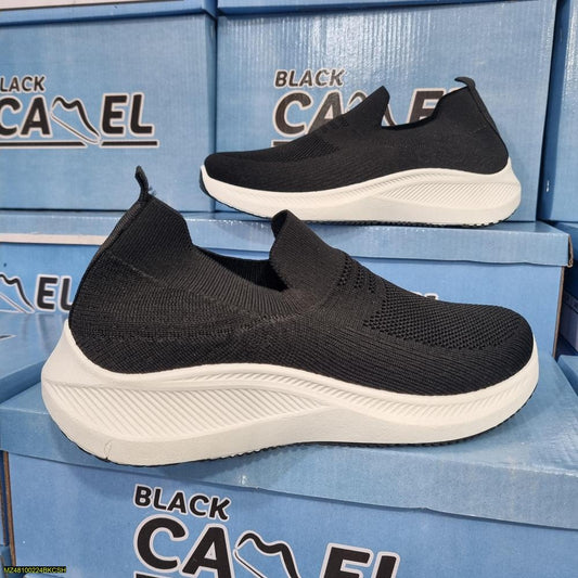 Black Camel Sketcher Shoes 8502 - Premium Black Joggers with Rubber Outsole & Soft Padded Insole | Comfortable Walking & Running Shoes for Men | Versatile Casual  Sports Footwear | Durable & Stylish Design | Shop Authentic Black Camel Shoes Urban Buy Mall