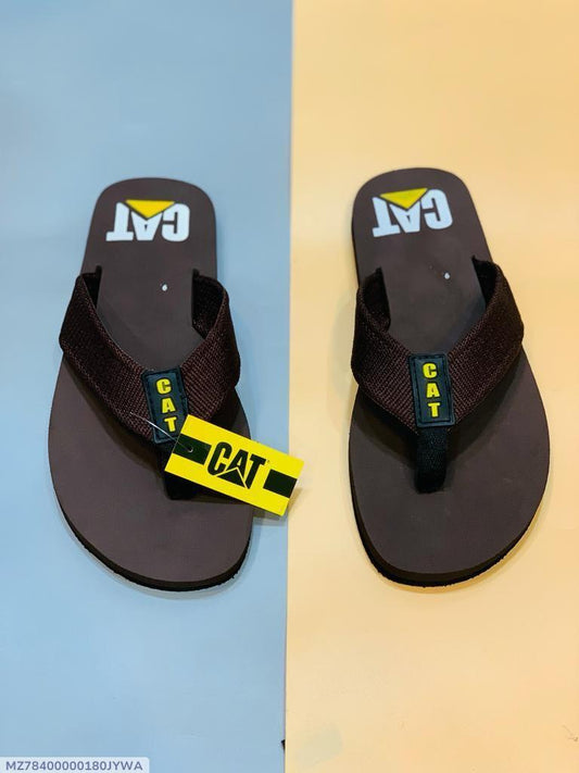 Men's Rubber Formal Flip Flops Black - Comfortable Footwear | Urban Buy