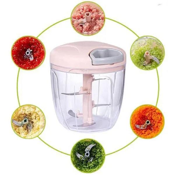 Hand Pull Manual Food Chopper - 1 Pc for Stylish and Efficient Kitchen Prep- Urban Buy Mall