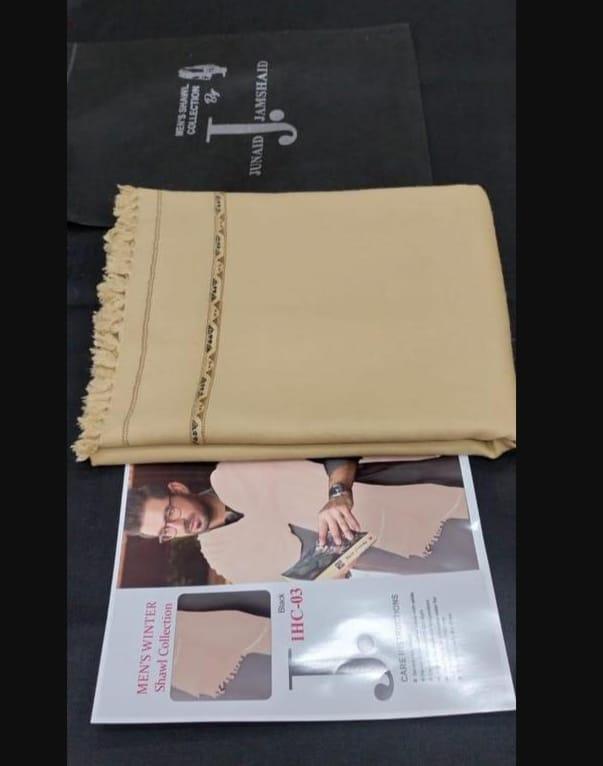 Men's Wool Plain Shawl 3 Yards - Premium Winter Shawl | Urban Buy