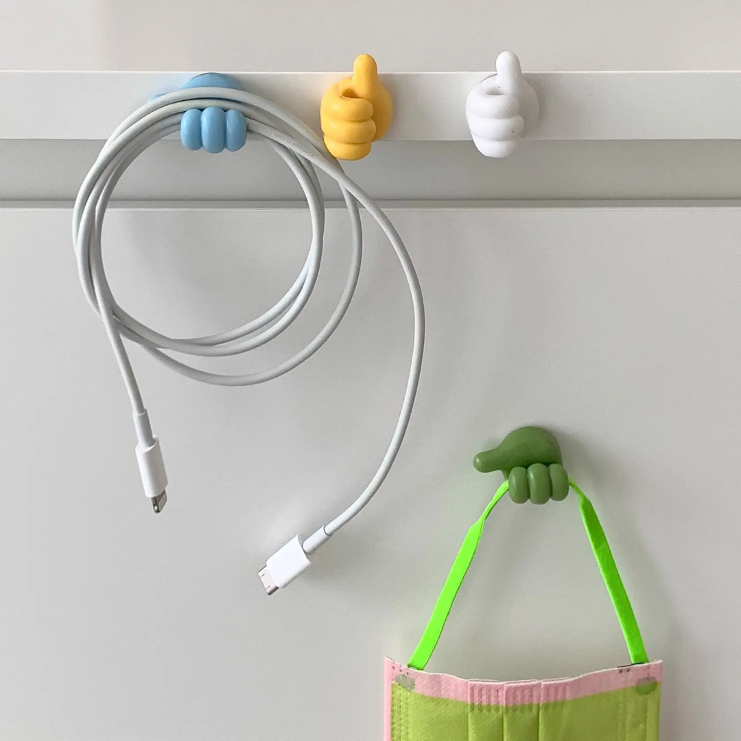Self-Adhesive Wall Hooks 10-Pack - Multi-Functional Sticky Hooks | Urban Buy