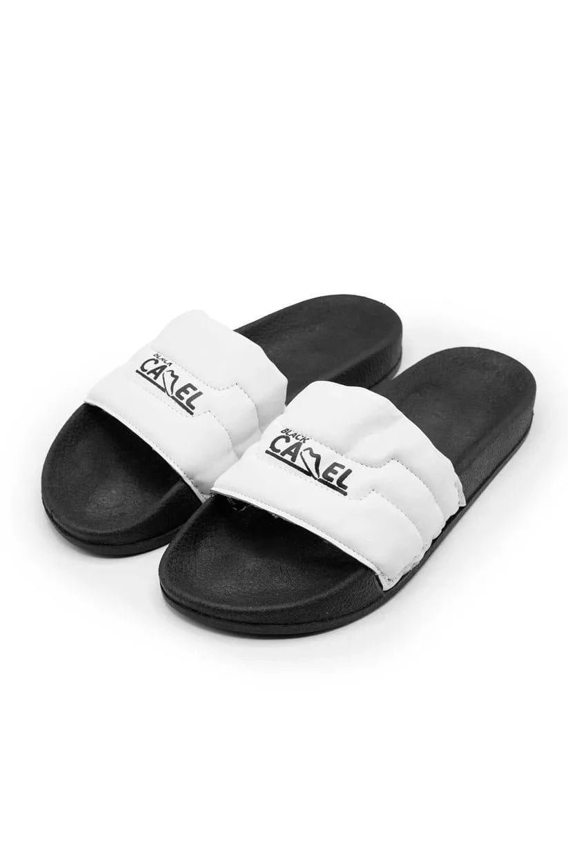 Black Camel Soft Slide Slippers - Comfortable Textured Rubber Slides | Urban Buy