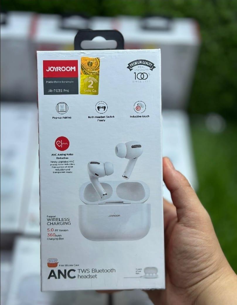 JoyRoom JR-T035 Pro TWS Wireless Bluetooth Earbuds with ENC Noise Cancellation & Long Battery Life