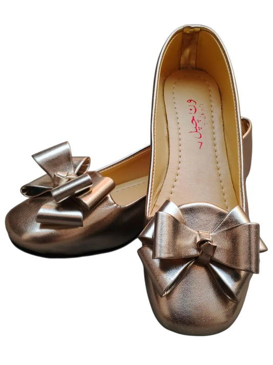 Women's Synthetic Leather Fancy Pumps - Golden Formal Heels for Women | Elegant Party Wear Shoes | Perfect for Weddings, Formal Events & Casual Outings | Urban Buy Mall Pakistan | Comfortable Plain Pattern Pumps | Trendy Women's Footwear