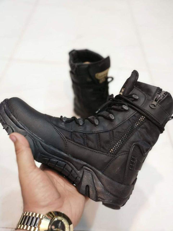 Men's Comfortable Boots Black Delta Pakistan - Daily Wear Ankle Boots | Urban Buy Mall | Round Toe Casual Footwear | Soft Cozy Winter Boots Men | Sizes 40-44 Available | Affordable Quality Boots | Stylish Black Footwear | Durable Daily Boots |