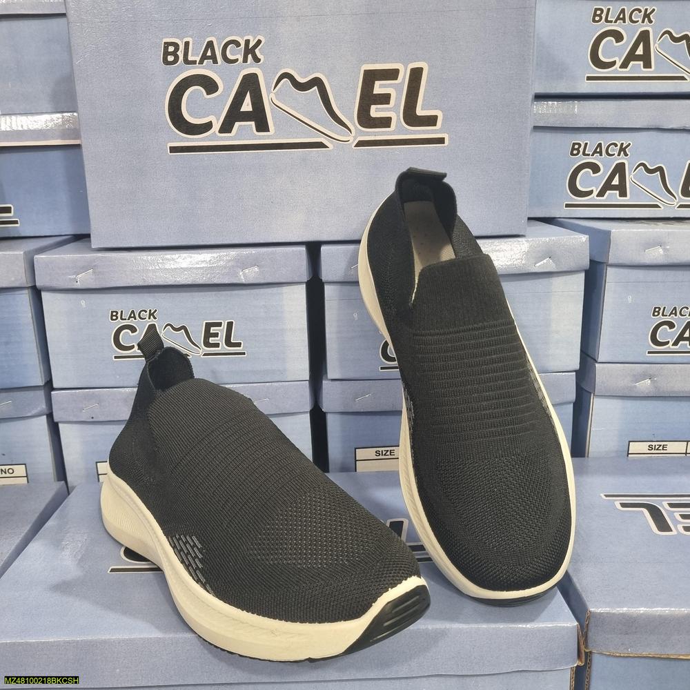 Slip On Joggers Shoes Weloy Black - Comfortable Casual Sneakers Urban Buy Mall
