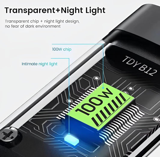 Recharge Anywhere with Our 3 in 1 Charging Cable – 1 Pcs Black Copper Core Best For Fast Charging