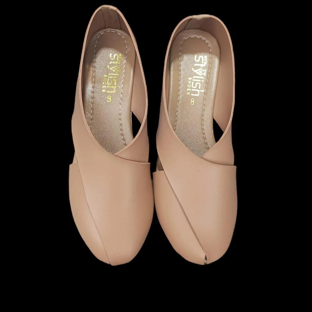 Women's Synthetic Leather Semi-Formal Sandals Beige - Urban Buy Mall