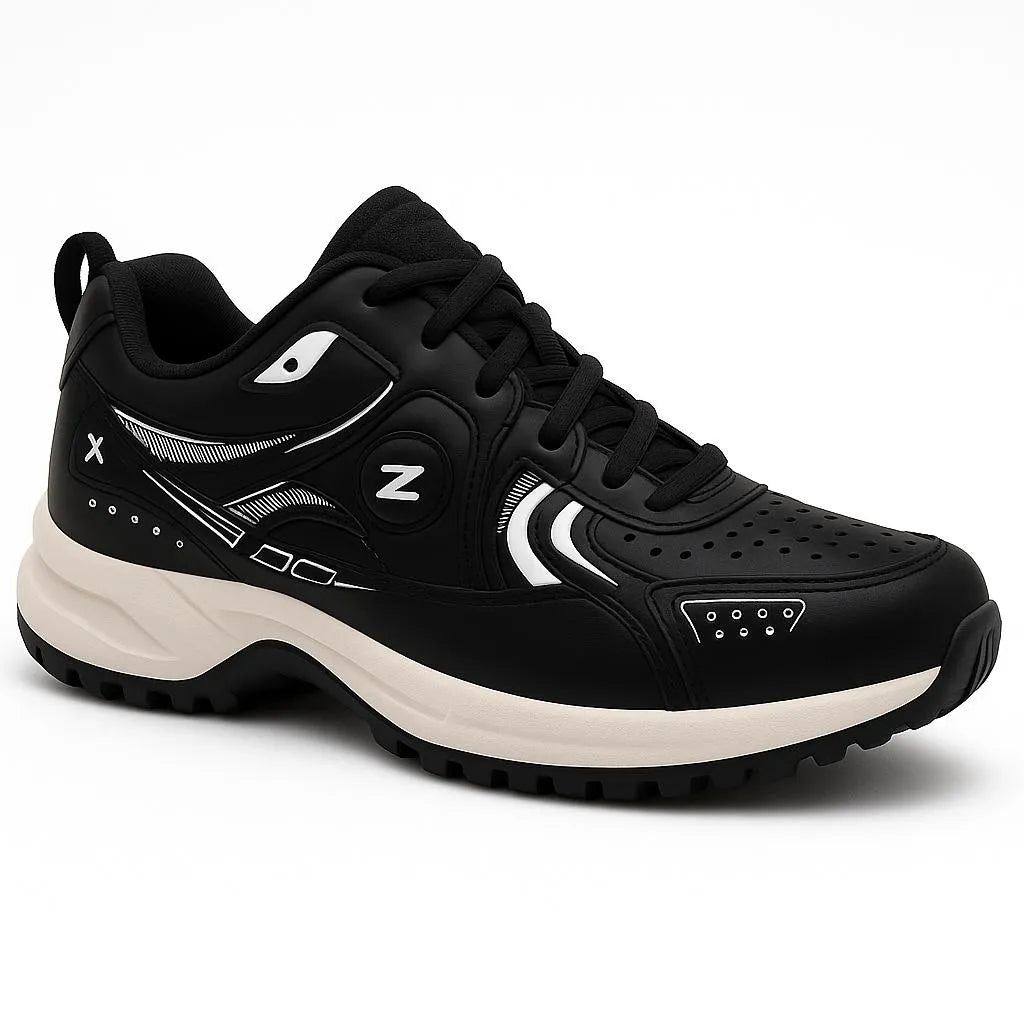 Black Camel Gripper Sports Shoes - Lightweight Running & Cricket Shoes for Men