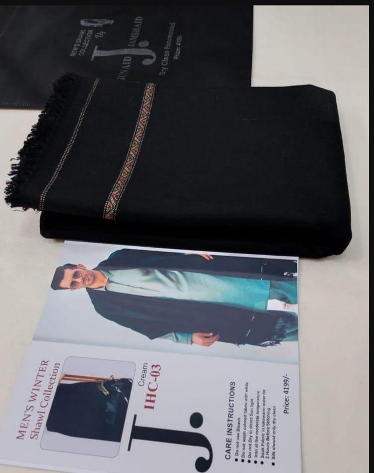 Men's Wool Plain Shawl 3 Yard - Premium Winter Shawl | Urban Buy
