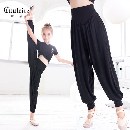 Children's Dance Pants Girls Harlan Pants  Imported Fabric Dance Clothing Women's Practice Clothing Modal Loose Wide Leg Pants Wholesale