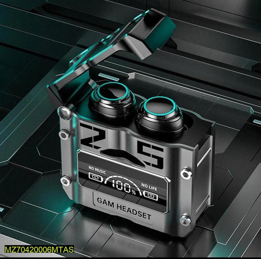 M25 Wireless Gaming Earbuds Bluetooth 5.0 | Noise-Cancelling Earbuds 50M Range | Long Battery Life 6 Hours Playtime | Dual Microphone Clear Voice | Fast Charging 300mAh Case | In-Ear Comfortable Design | Volume Control Smart Features | Urban Buy Mall