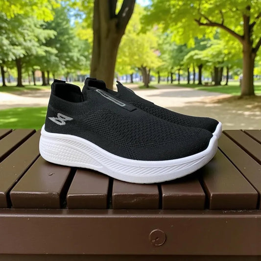 Men's Casual Black Mesh Skechers - Comfortable Footwear for Every Occasion - Urban Buy Mall