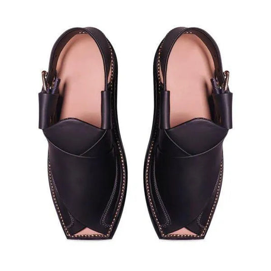 Peshawar Zalmi Chappal
Men's Leather Plain Peshawari Chappal Leather Plain Men's Fancy Genuine Leather Peshawari Sandal - Blue Handmade Fancy Chappal - Adjustable Fit - Tire Rubber Sole - Traditional Craftsmansh
