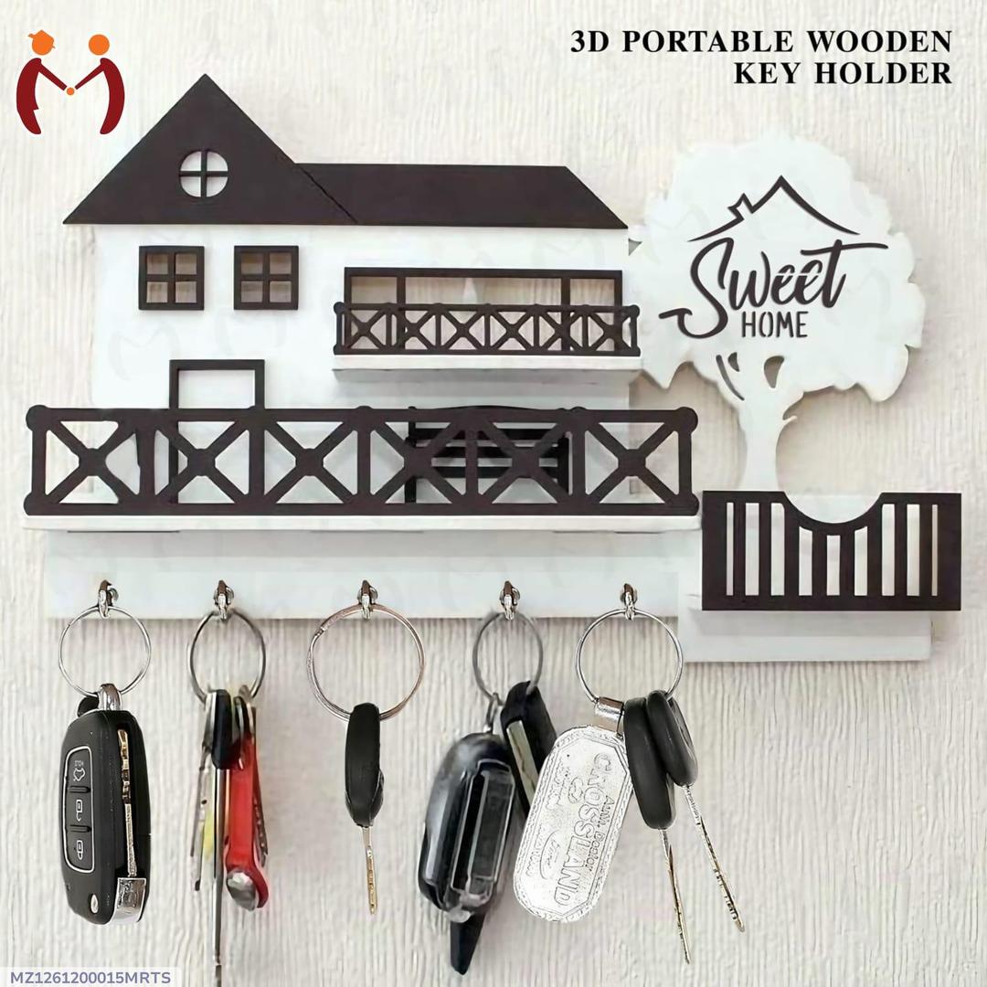Sweet Home Wooden Keys And Mobile Holder Urban Buy Mall