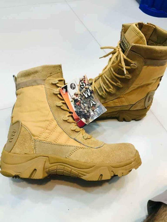 Men's Comfortable Boots Beige Delta - Daily Wear Ankle Boots | Urban Buy Mall