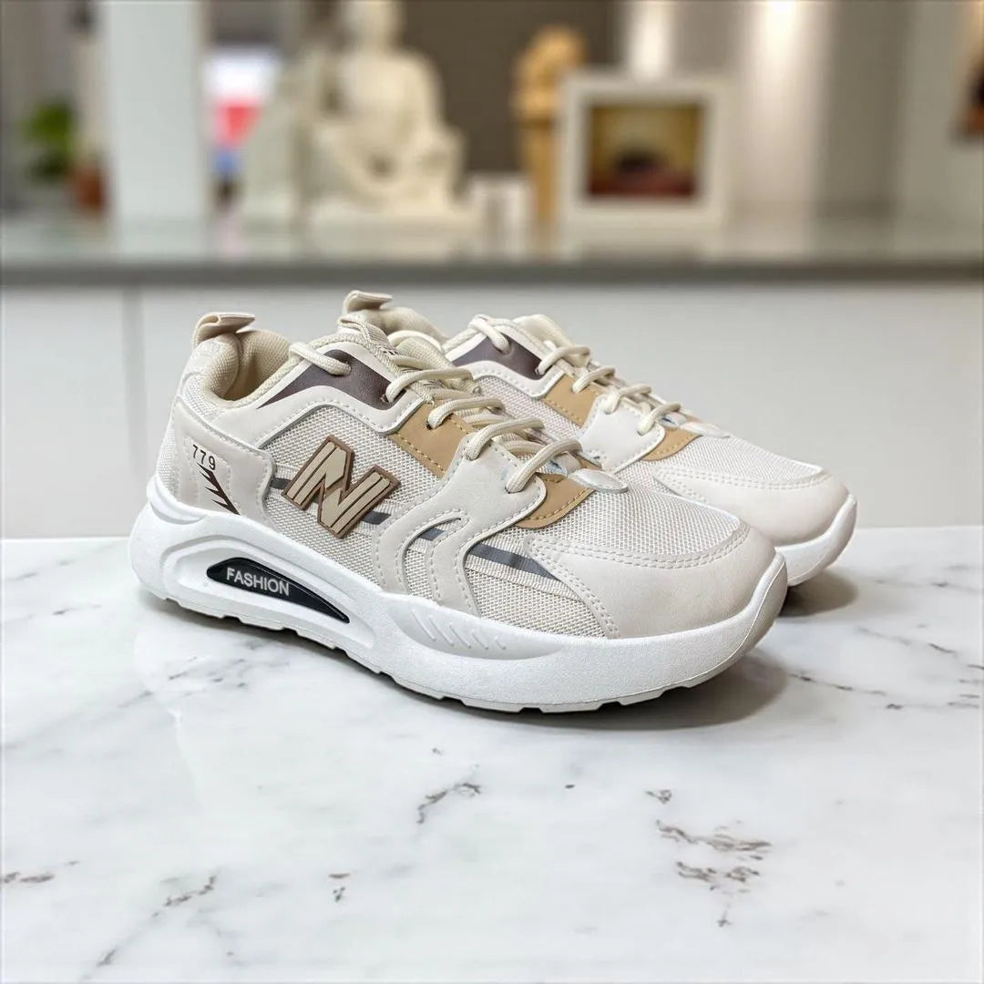 Men's Casual Mesh Joggers for Walking Beige Colour Urban Buy Mall