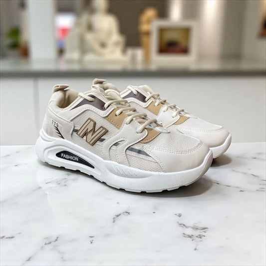 Men's Casual Mesh Joggers for Walking Beige Colour Urban Buy Mall