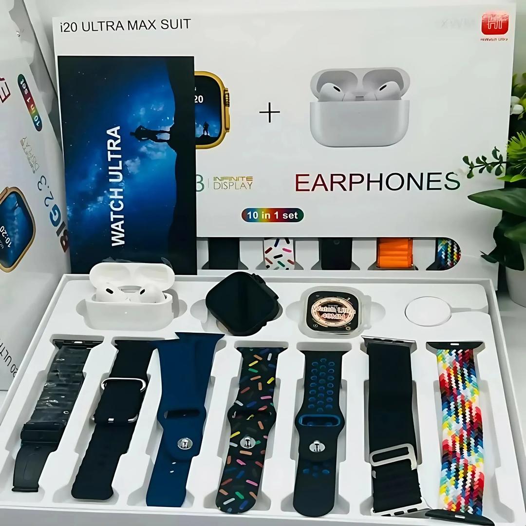 I20 Ultra Smart Watch With Airpods Pro 2-Urban Buy Mall