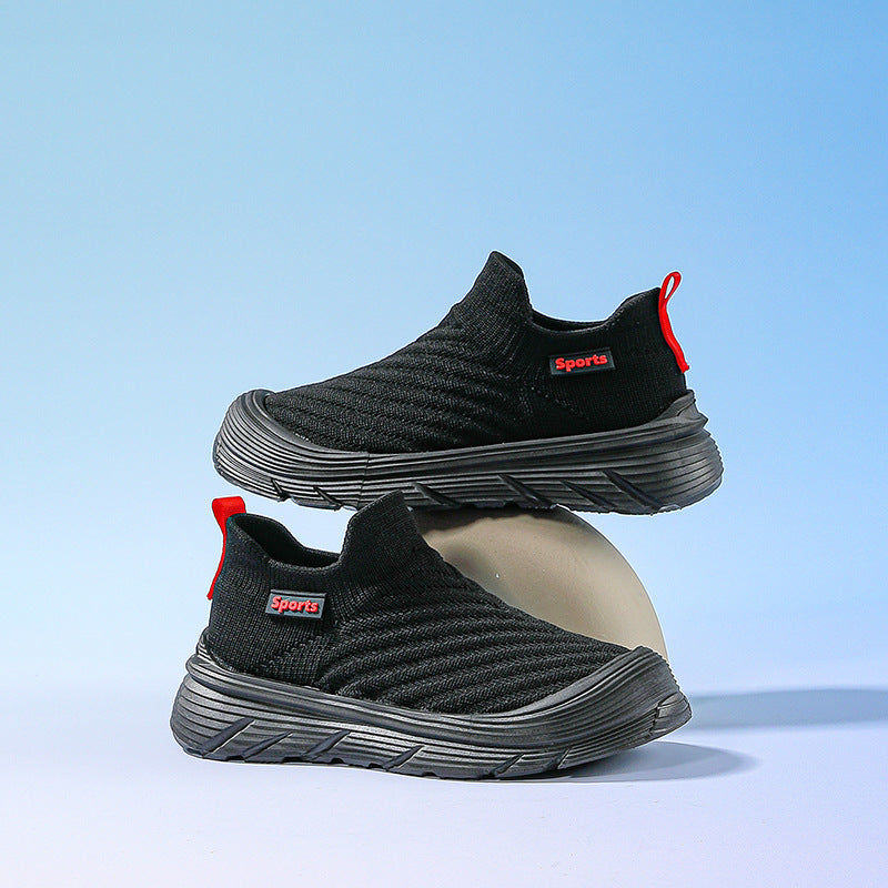 Children's Sports Shoes Breathable Mesh Shoes 2025 Spring & Fall Boys' Casual Shoes Knitted Girls' Coconut Shoes Soft Sole Running Shoes| Urban BUY Mall