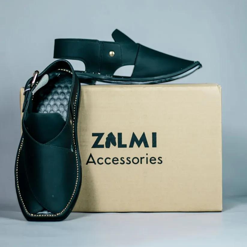 Khan Chappal Step into style and comfort with our Men's PU Leather Peshawari Chappal.