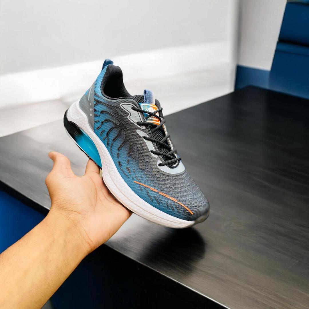 Men's Casual Sneakers Black - Synthetic Leather Trendy Print Design | Urban Buy Mall