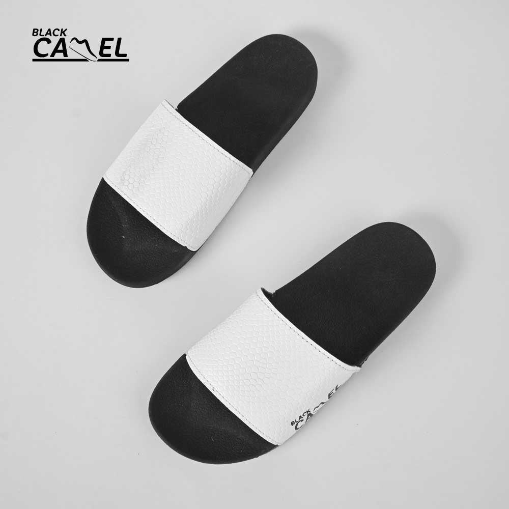 Black Camel Cobra Texture Slide White - Urban buy Mall