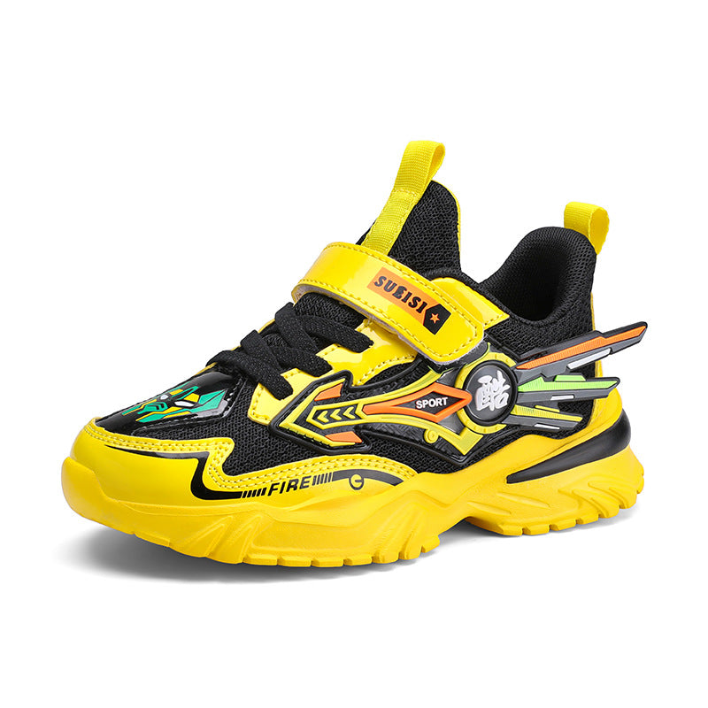 Boys Casual Velcro Sneakers - Lightweight Running Shoes | Urban Buy