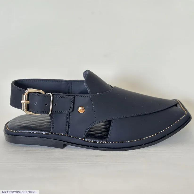 Khan Chappal Step into style and comfort with our Men's PU Leather Peshawari Chappal.