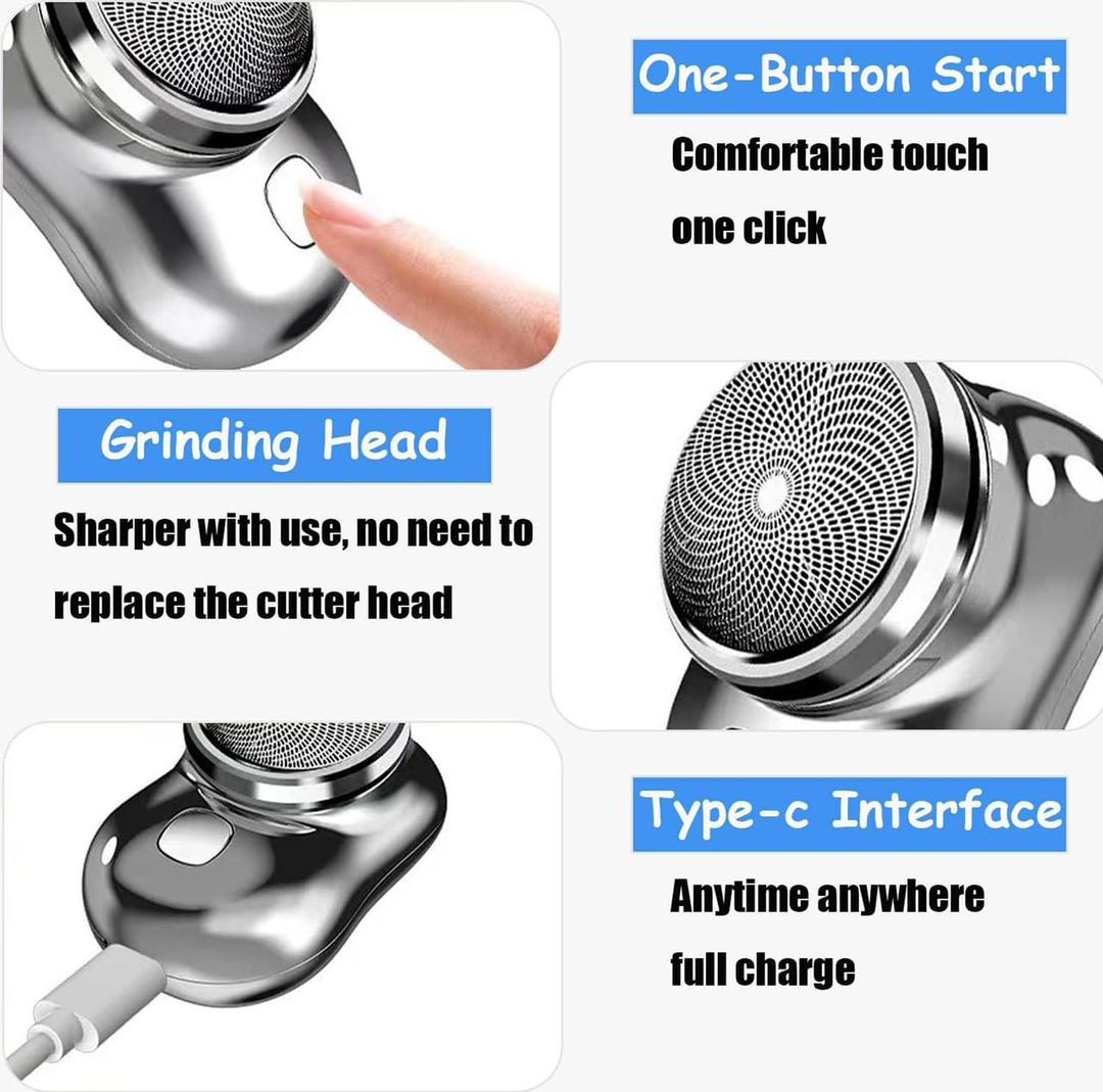 Mini Portable Electric Shaver for Men & Women - Rechargeable Cordless | Urban Buy Mall