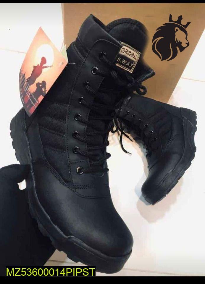 Men's Army Boots Black SWAT Style - Urban Buy Mall Pakistan