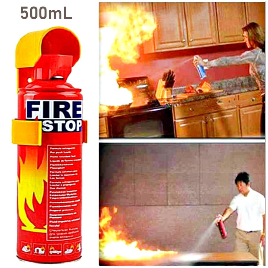Portable Fire Extinguisher Spray 500ml - Foam Stop Fire Safety Spray