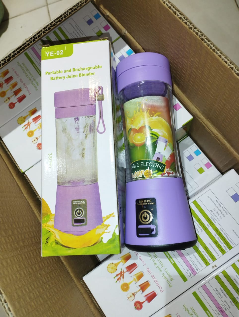 6-Blade Mini Portable USB Juicer Blender - Rechargeable | Urban Buy