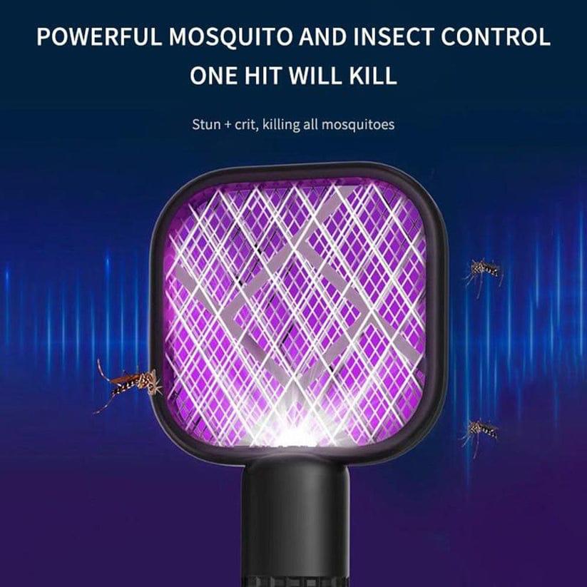 USB Mosquito Swatter Trap Pest Control Portable Electric Shock Insect Racket

*With Box*