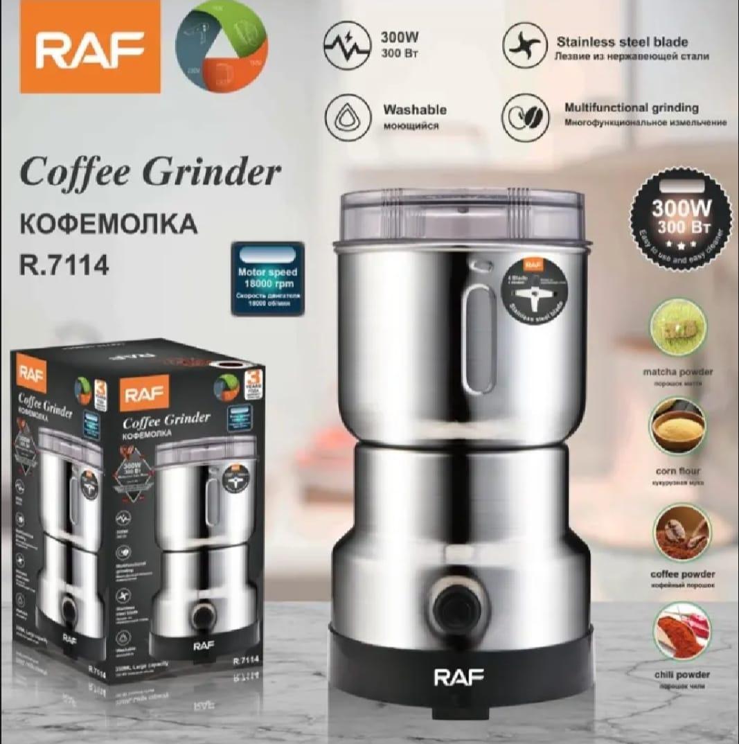RAF Coffee Grinder Multipurpose R. 7114 - 300 watts 350ML - Urban Buy Mall