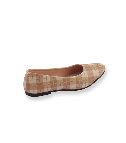 Sleek Soul 043 Lite Brown Rexine Printed Pumps for Women | Fancy Formal Casual Semi-Formal College Footwear | Premium Quality Ladies Shoes   | Versatile Elegant Design | Comfortable All-Day Wear | Urban Buy Mall Pakistan