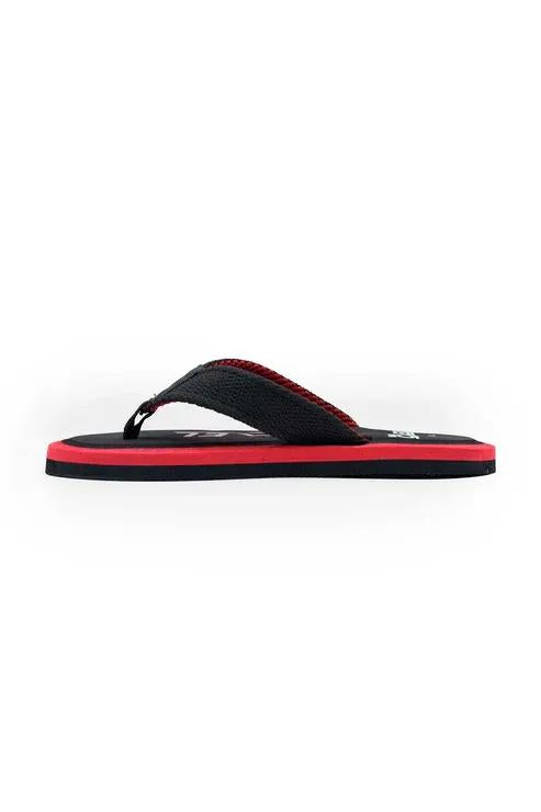 Strider Men's Casual Flip Flops - Black & Red EVA Lightweight Slippers | Urban Buy