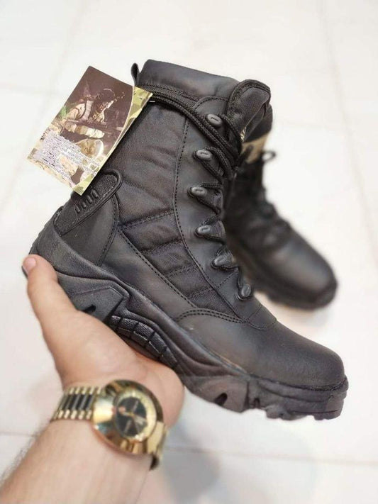 Men's Comfortable Boots Black Delta Pakistan - Daily Wear Ankle Boots | Urban Buy Mall | Round Toe Casual Footwear | Soft Cozy Winter Boots Men | Sizes 40-44 Available | Affordable Quality Boots | Stylish Black Footwear | Durable Daily Boots |