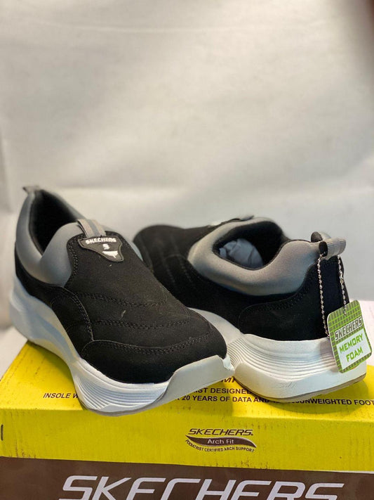 Men's EVA Fancy Skechers Black - Urban Buy Mall - Lightweight Casual Running Shoes Pakistan - Comfortable Walking Sneakers - Durable EVA Material Footwear - Textured Pattern Shoes - Versatile Men's Footwear