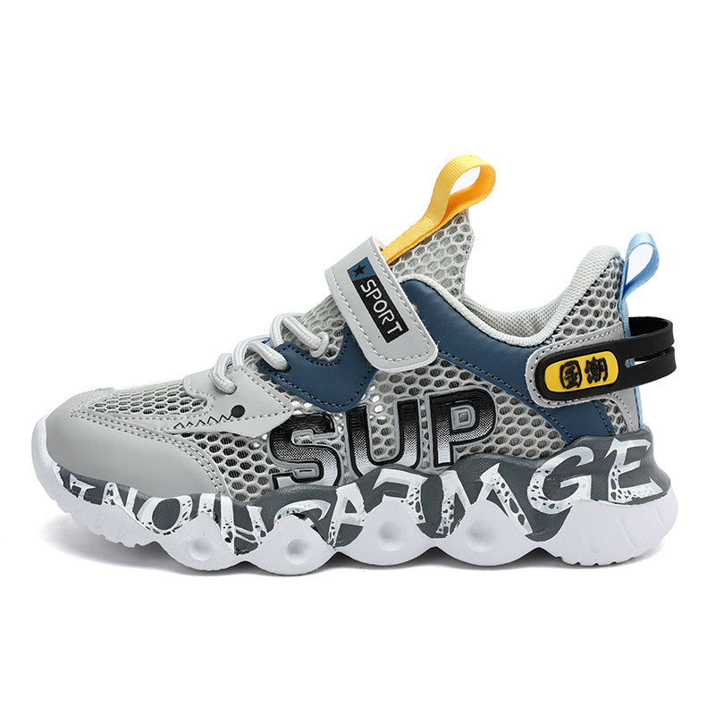 Boys' Shoes with Mesh Surface, Breathable, 2026 ⚠️ Available  On Advance Payment Only⚠️ New Lightweight Children's Sports Shoes, Soft-Soled Mesh Running Shoes for Older Children
